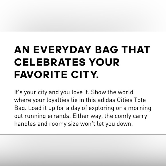 NWT - Adidas Originals Trefoil Shopper City Limited Edition - Toronto - Picture 12 of 12